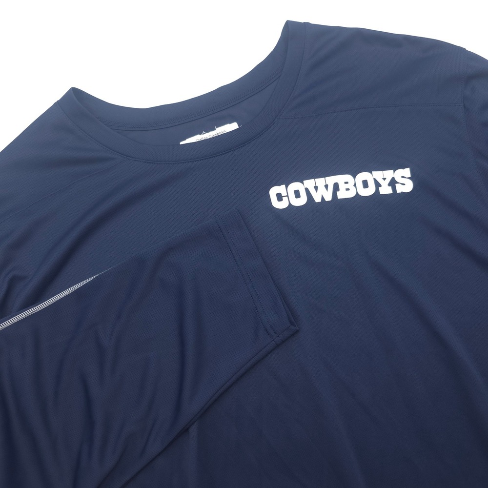 Nike Dallas Cowboys DriFIT Long Sleeve Shirt Men 3XL Blue NFL Team Issued FJ9450
